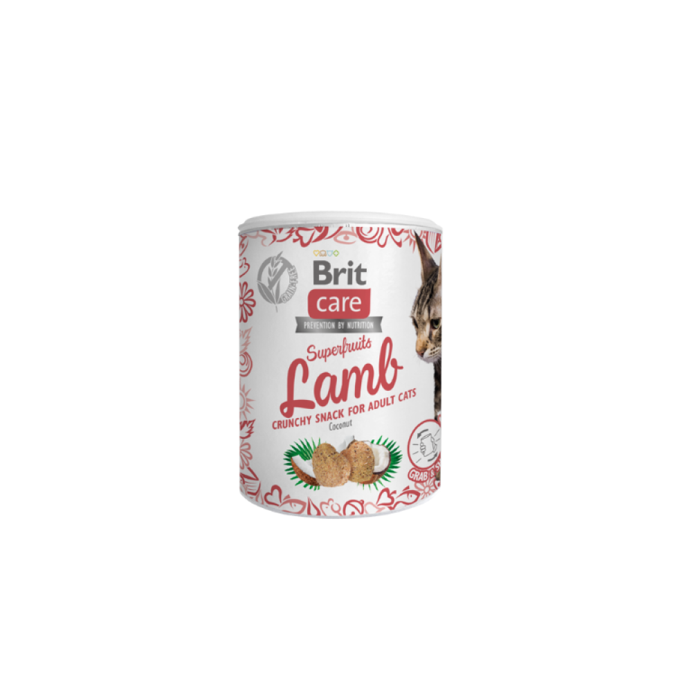 Brit_Care_Cat_skanestas_Superfruits_Lamb_100g
