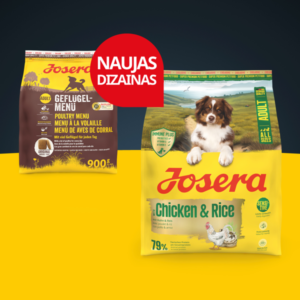 Josera Poultry-Menu Sausas Maistas Šunims Su Paukštiena 12,5kg