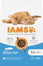 IAMS sausas maistas katėms su jūros žuvimi, 10 kg