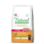 NATURAL TRAINER  ADULT DOG SENSITIVE NO GLUTEN MINI RABBIT (triušiena) 2kg.