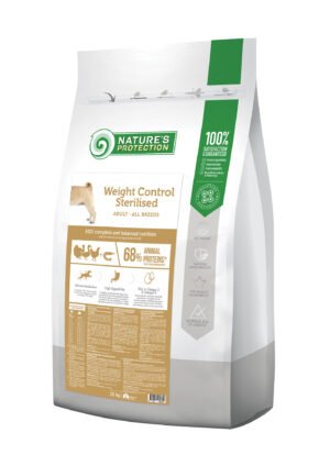 Natures Protection Weight Control sausas maistas šunims 12kg