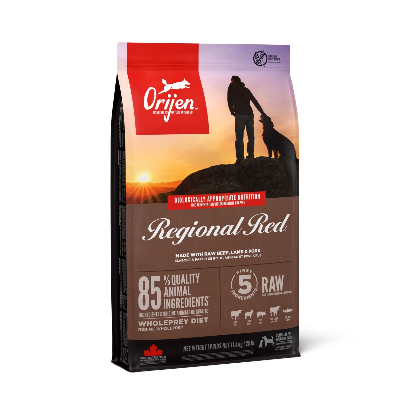 Orijen Regional Red sausas maistas šunims 2kg. - 11,4kg. - Image 2
