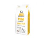Brit Care Mini Hair&Skin sausas maistas mažų veislių šunims 400g. - 7kg.