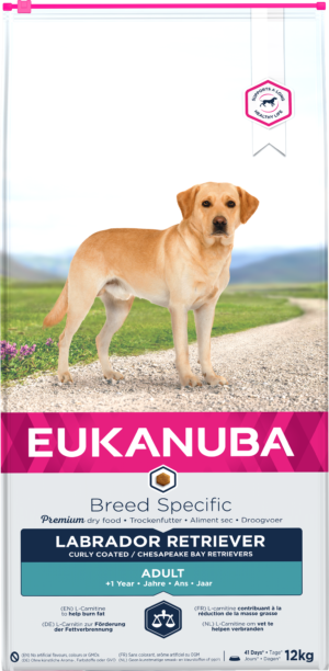 Eukanuba Breed Specific sausas maistas Labradoro retriveriams su vištiena, 12 kg