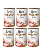Brit Care konservai šunims Rabbit Pate&Meat 400g. x 6vnt.
