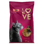 MY LOVE visavertis pašaras katėms su jautiena 11kg.
