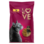 MY LOVE visavertis pašaras katėms su vištiena 11kg.