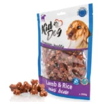 KIDDOG Bones kauliukai ėriena su ryžiais 250g.