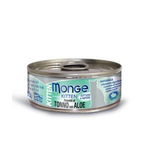 Monge Kitten kons. pašaras kačiukams su tuno gabalėliais ir alaviju 6x80g