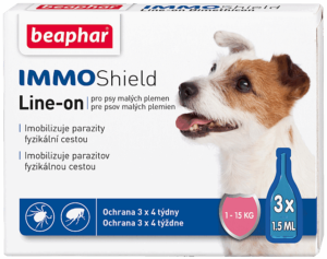 Antiparazitiniai šunų lašai, 1 pip. 10-15kg, 15-30kg, 30-50kg