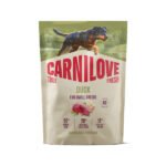 CARNILOVE TRUE FRESH Dog Duck Small Breed sausas pašaras šunims 1,5kg.