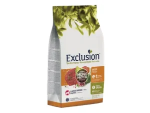 Exclusion Mediterraneo begrūdis sausas maistas didelių veislių šuniukams su jautiena 12 kg
