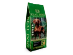 Real Dog SP Pašaras suaugusiems visų veislių šunims, su buivoliena, ryžiais ir tapijoka 12 kg