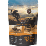 AMBROSIA Cat Adult Sterilized Salmon & Chicken 85g konservai katėms su lašiša ir vištiena