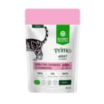 NATURE'S PROTECTION PRIME visų veislių suaugusių kačių sveikos šlapimo sistemos palaikymui, šlapias pašaras su balta žuvimi, ančiuviais, ir spanguolėmis 85 g